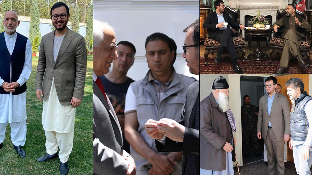 نجفیزاده با سران خاین و وطنفروش افغان