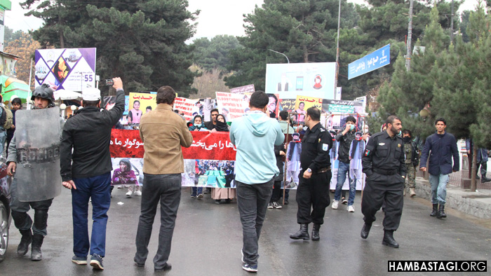 راهپیمایی حزب همبستگی در تقبیح حکم رهایی انس حقانی