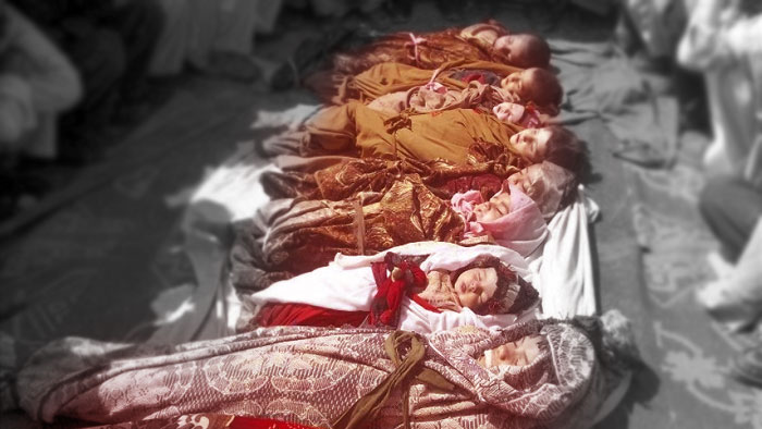 یادبود از کودکان معصومی که بدست امریکاییها پرپر شدند یادبود از کودکان معصومی که بدست امریکاییها پرپر شدند