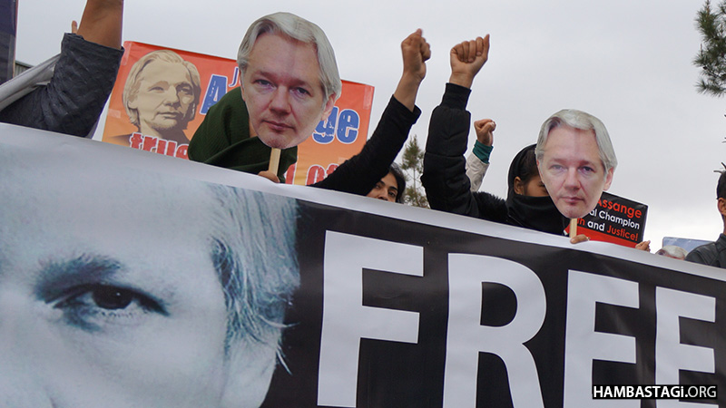 Hambastagi Party Gatherings Defending Julian Assange