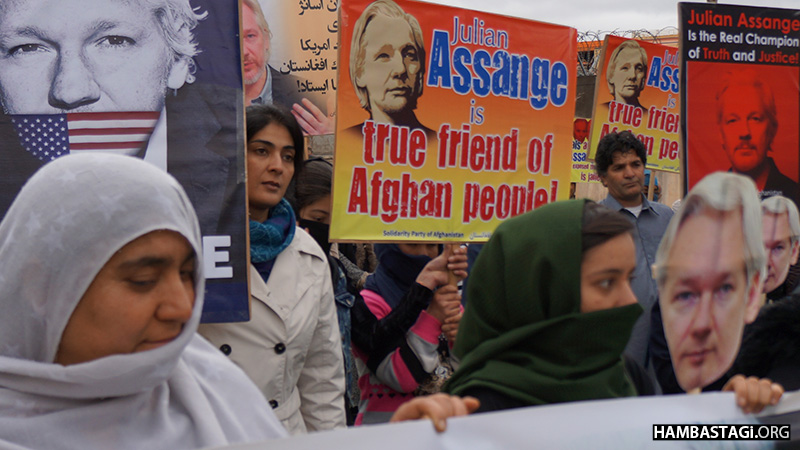 Hambastagi Party Gathering Defending Julian Assange - Kabul
