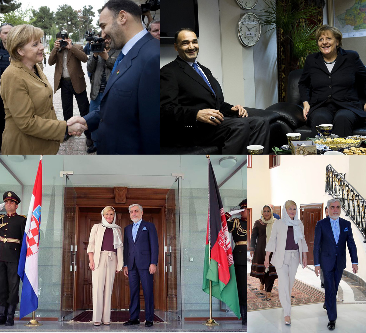 نمایندگان غربی با عطا و عبدالله نمایندگان غربی با عطا و عبدالله