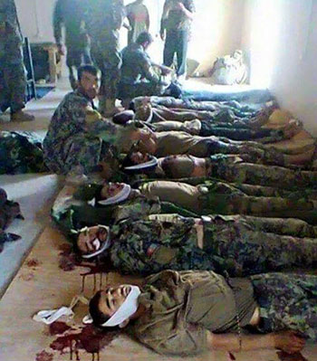 کشته شدن سربازان اردوی ملی در بدخشان