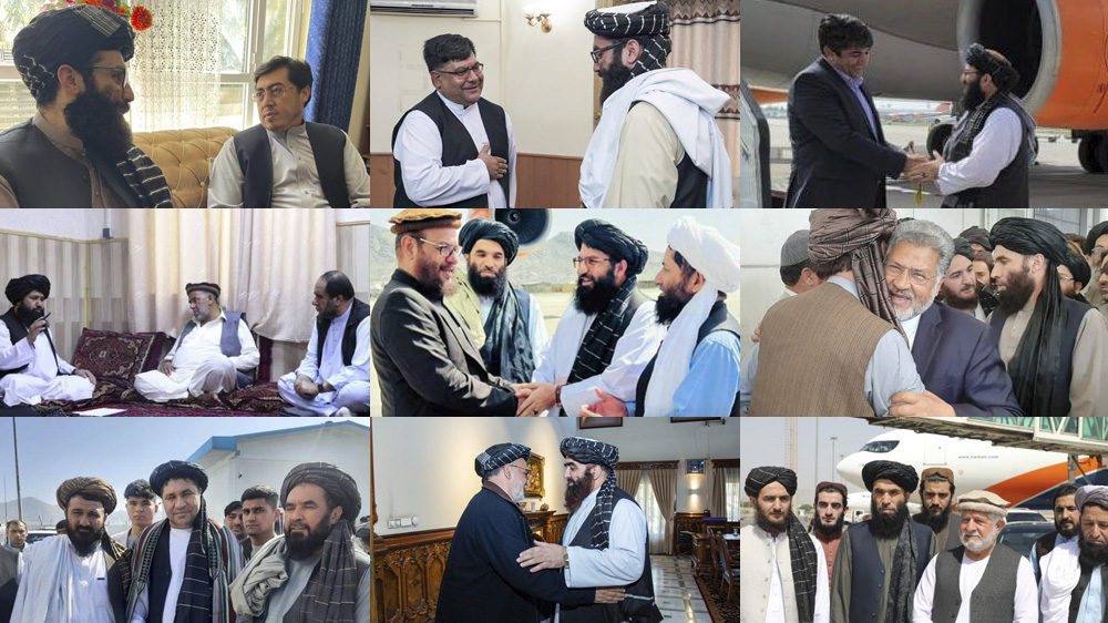 خاینان و دزدان در آغوش طالبان