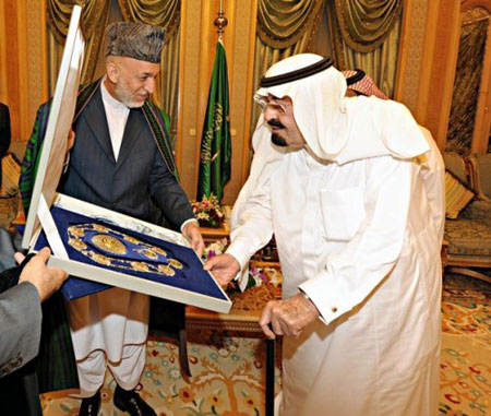 کرزی و ملک عبدالله