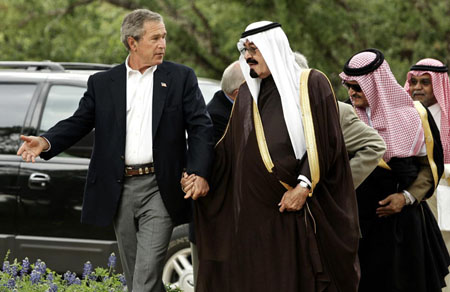 بش و ملک عبدالله
