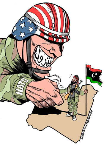 کارتون لیبی
