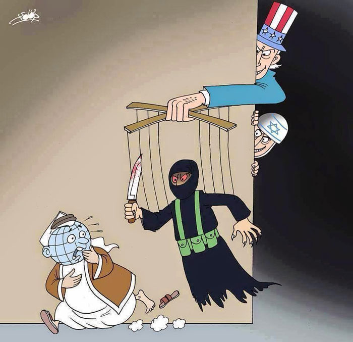 داعش بازیچه دست امریکا و اسراییل‎