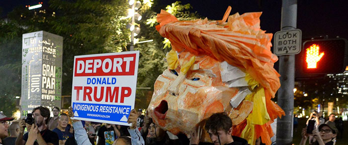 تظاهرات میلیونی علیه دونالد ترامپ در سرتاسر امریکا