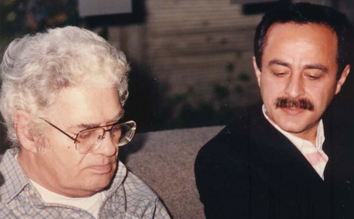 رضا مقصدی با احمد شاملو