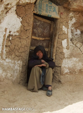فقر و مغاره‌نشینی در بامیان فراموش‌شده