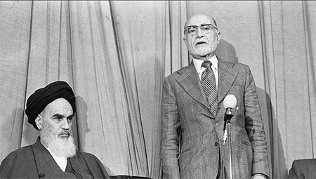 مهدی بازرگان با خمینی مهدی بازرگان با خمینی