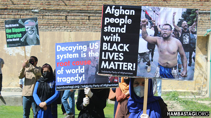 Solidarity Party of Afghanistan express solidarity with Black community of the USA