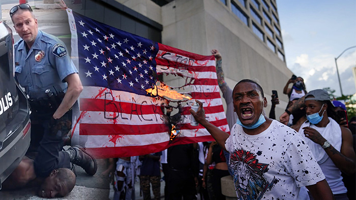 We support the inspiring uprising of the weary people of the US!