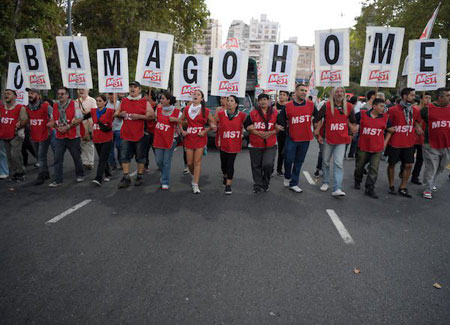 اعتراضات خشماگین در ارجنتاین علیه حضور اوباما