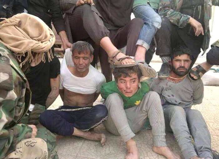 Afghans Arrested by Syrian Army Afghans Arrested by Syrian Army