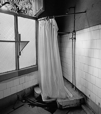 Broken Shower in a former detention and torture center Broken Shower in a former detention and torture center