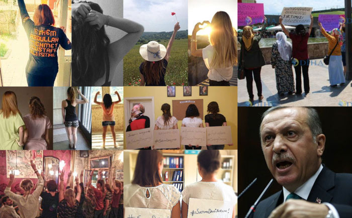 زنان ترکیه اردغان، رییس جمهور مستبد را تحقیر کردند Turkish women turn back to Recep Tayyip Erdoğan