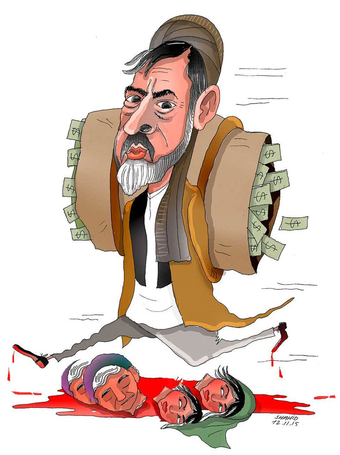 محقق جانی بر خون شکریه و دیگر قربانیان زابل پاگذاشت‎‎‎