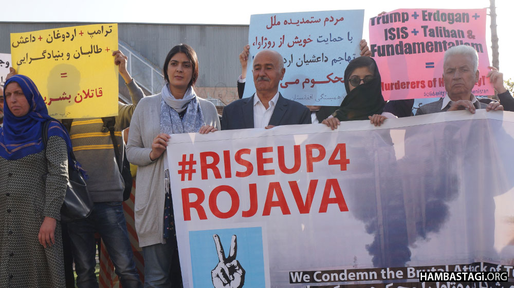 SPA Gathering Condemning the Brutal Attack of Turkey’s Fascist Government on Rojava