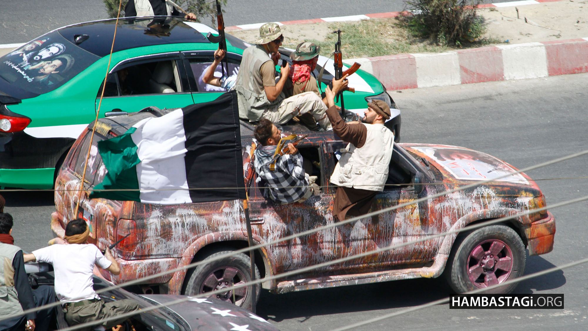 گشت زنی راهیان مسعود به سبک داعش