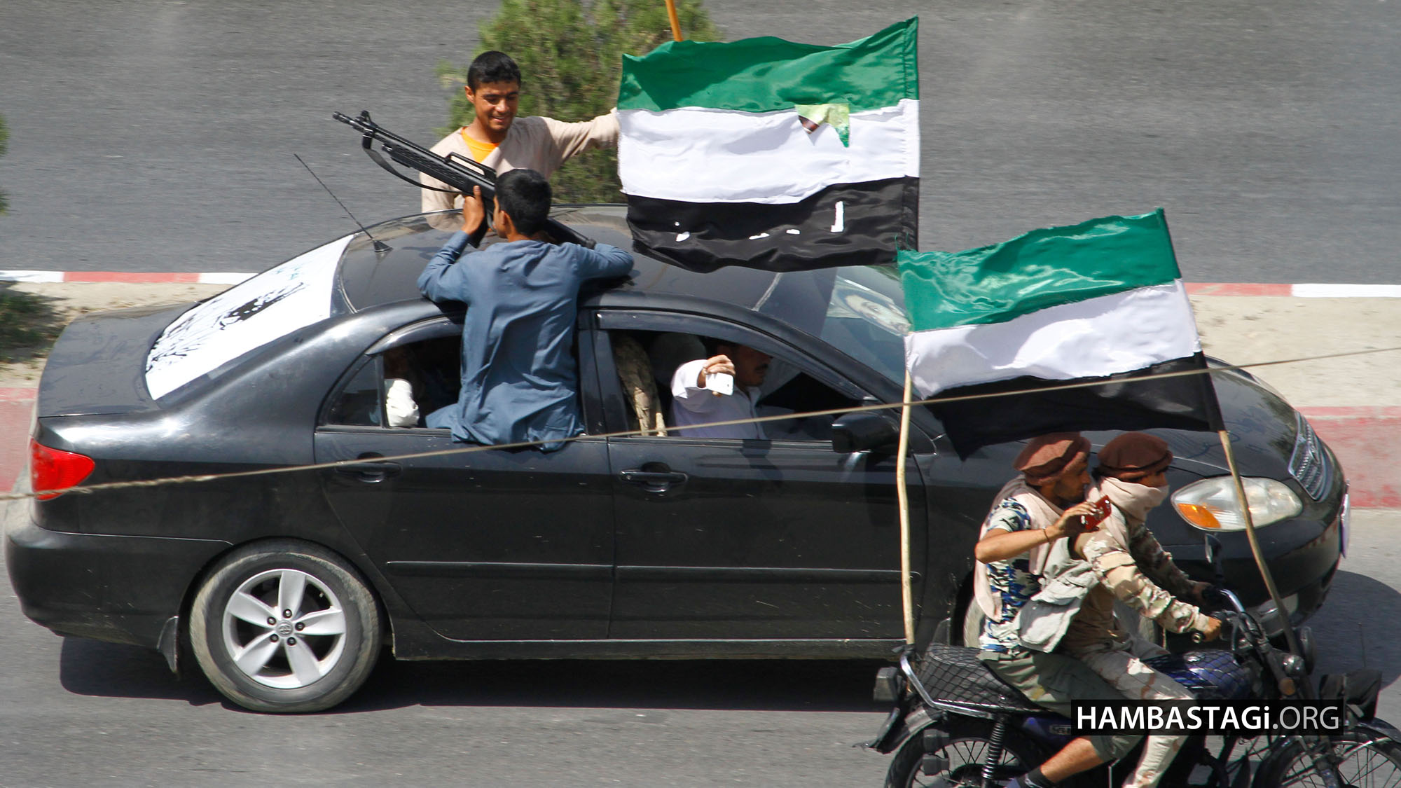گشت زنی راهیان مسعود به سبک داعش
