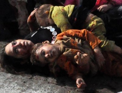 کودکان افغان که در اثر بمباردمان امریکایی ها کشته شدند