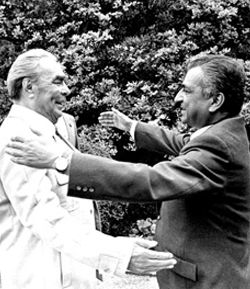 ببرک کارمل با برژنیف