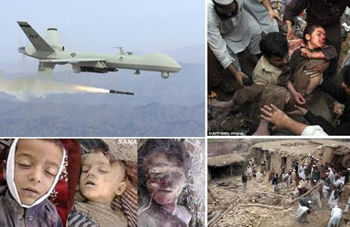 قربانیان حملات طیارات بی پلوت در پاکستان