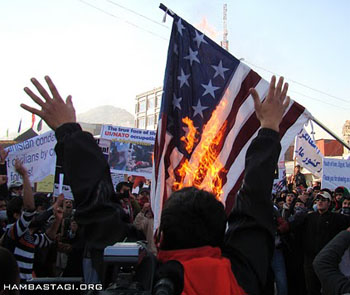 Protest of the Solidarity Party of Afghanistan in Kabul