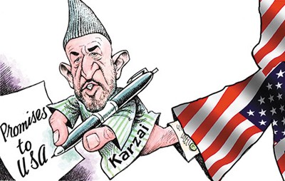 US puppets sign pact with master