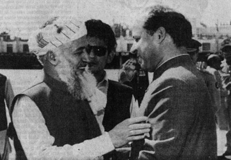 ربانی با نوازشریف ربانی با نوازشریف