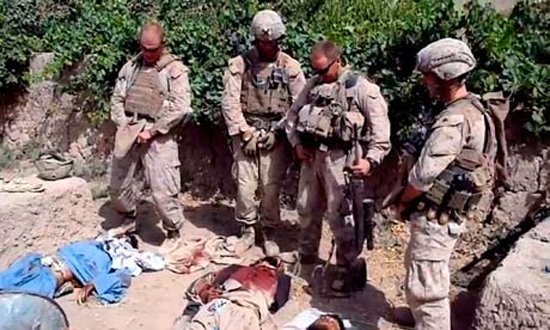 جنایت امریکا در افغانستان