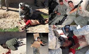 American soldier kill afghans
